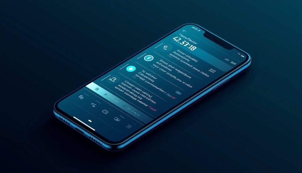 AI interface features on the iPhone 17