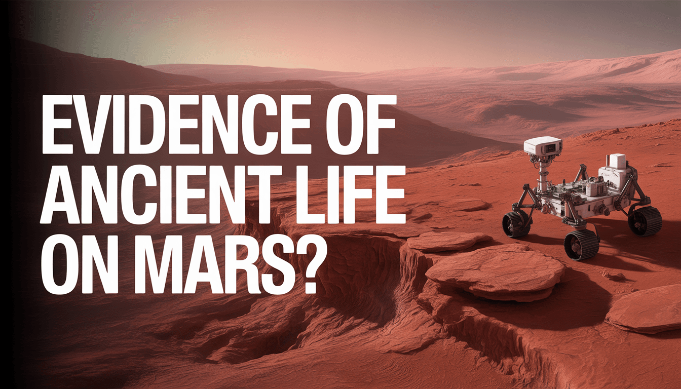Mars mission discoveries suggesting evidence of ancient life on the Red Planet
