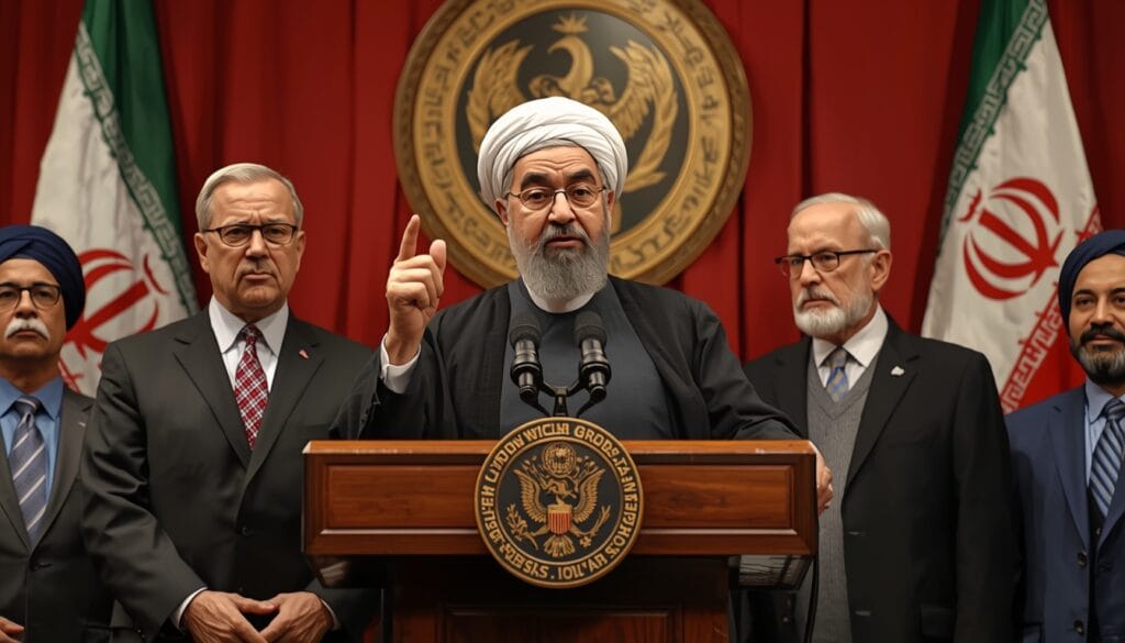 Iranian officials reacting to terrorist designation