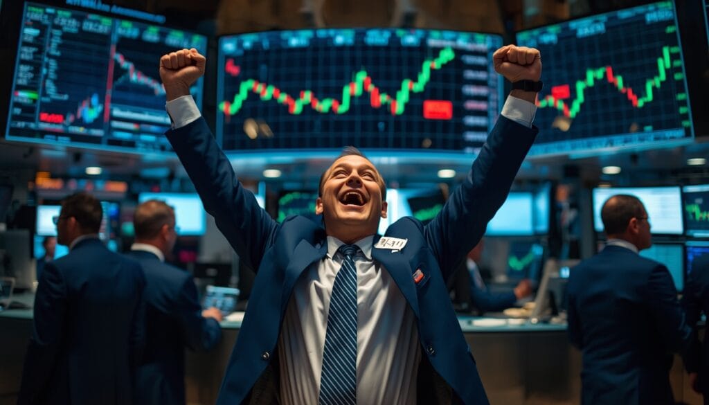 Stock market rally following Federal Reserve policy signals