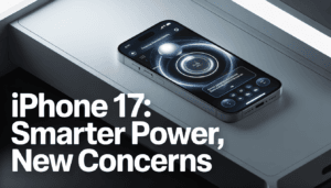Apple iPhone 17 showcasing advanced AI features and improved battery life
