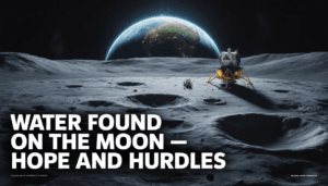NASA discovery of water on the Moon’s south pole and future crewed mission plans