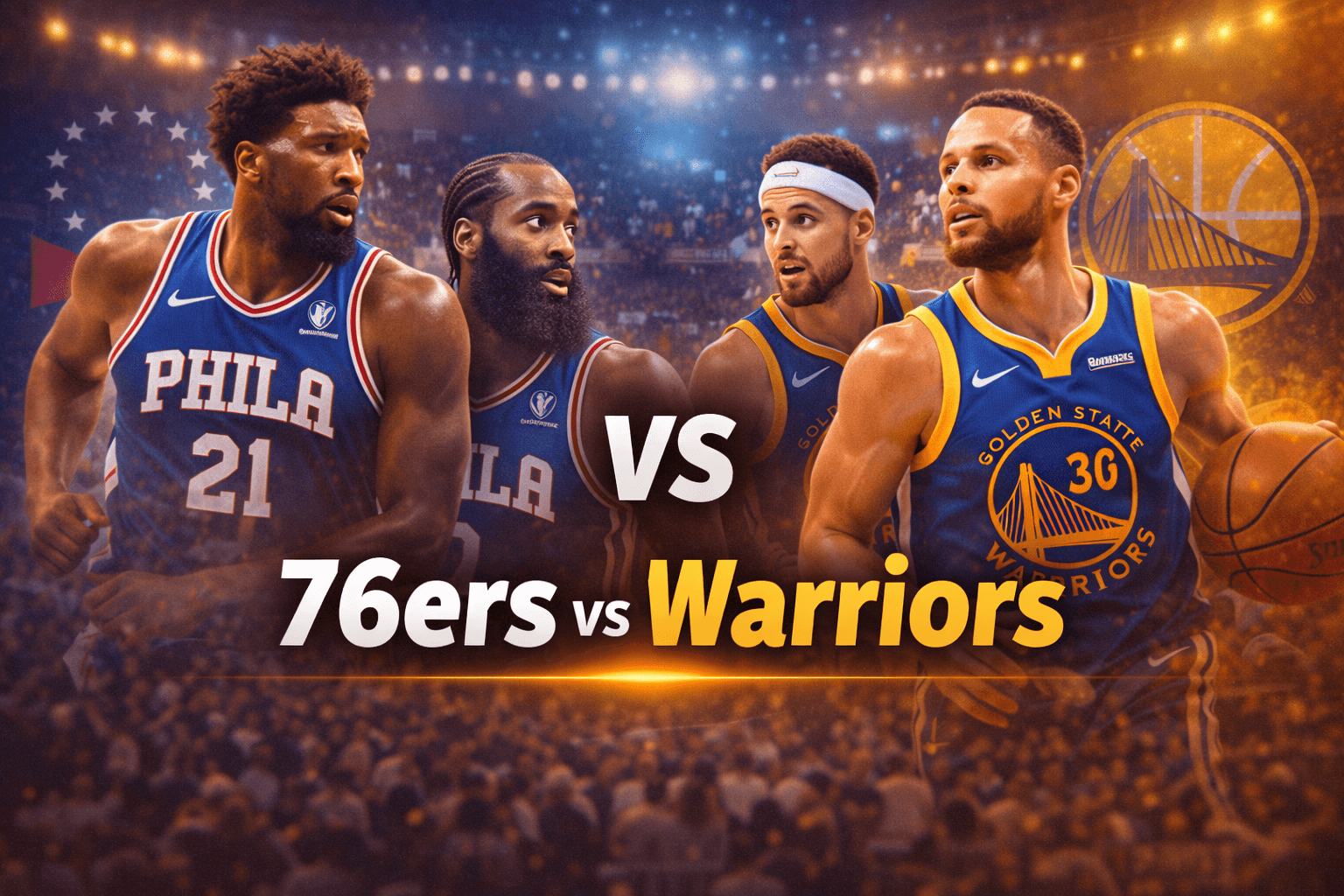 76ers vs Warriors