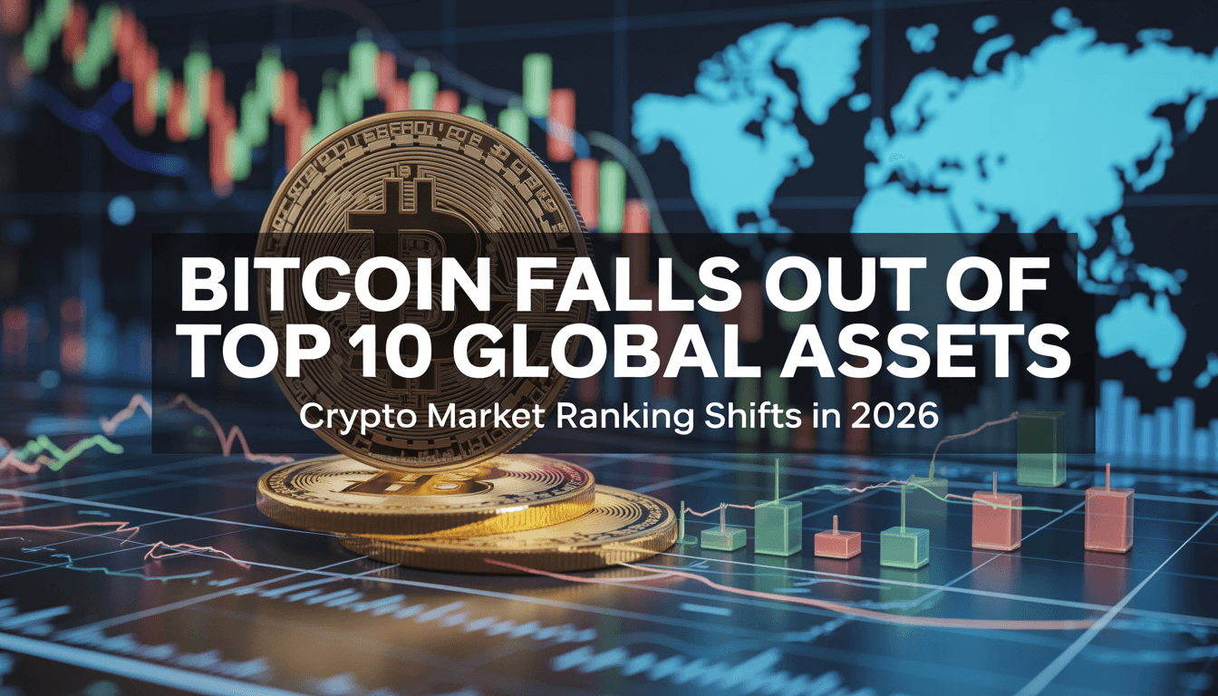 Bitcoin market cap ranking drop