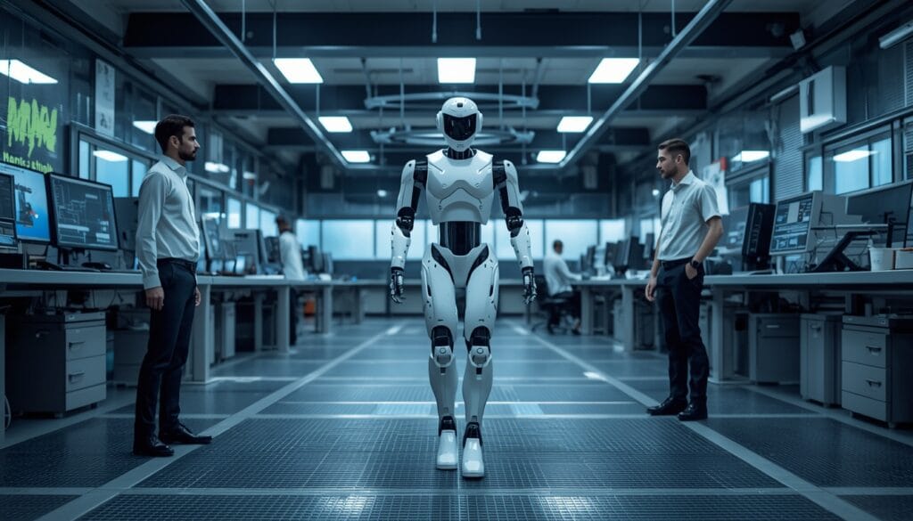 Humanoid robot human-like walking technology