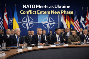 NATO leaders meet Ukraine conflict new phase