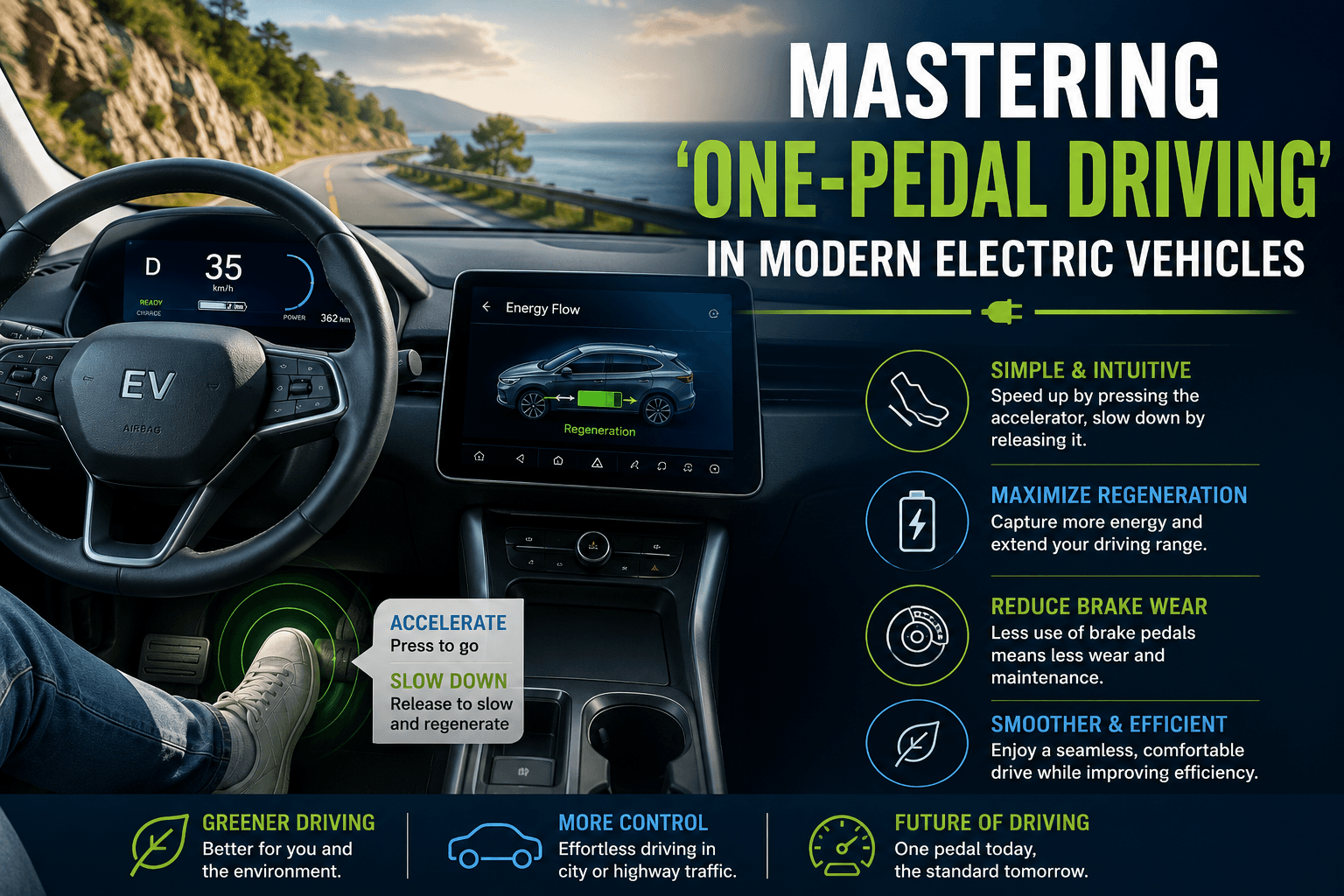 Mastering 'One-Pedal Driving' in Modern Electric Vehicles